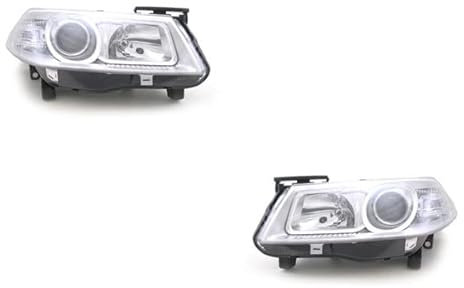 Johns, Juego de faros delanteros para Renault Megane II 01/06 H7/H1 Set izquierdo y derecho