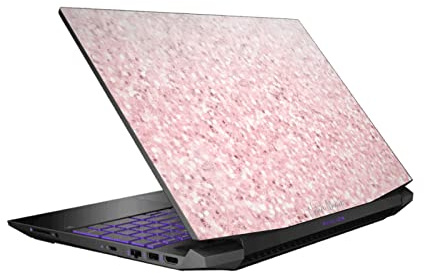 Head Case Designs Officially Licensed Nature Magick Pink Sparkle 2 Rose Gold Marble Glitter Vinyl Sticker Skin Decal Cover Compatible with HP Pavilion 15.6 15-dk0047TX