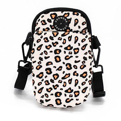 COOWONE Gassi Tasche Hund, Leckerli-Tasche für Hund Gassi gehen, Hund Tasche mit Poop Bag Dispenser, Crossbody Bag für Handy, Hunde-Leckerlis, Spielzeug, perfekt für Spaziergänge, Training, Laufen