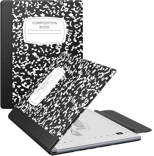 MoKo Hülle für Remarkable 2 Tablet 2020 mit Stifthalter,Notizbuch | Ultradünn, magnetisches Rückseitendesign, Smart Folio-Hülle
