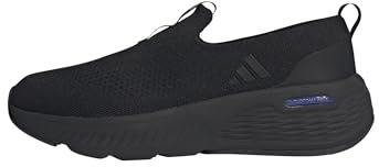 adidas Men's Cloudfoam GO Lounger Shoes, core Black/core Black/Lucid Blue, 8 UK