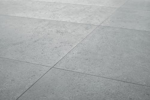 Ninaventura Grau Klick-Vinylboden 5mm - Betonoptik, 914x457 mm, 2,09 m²/Paket für stilvolle Räume – Modernes Design für Ihr Zuhause!