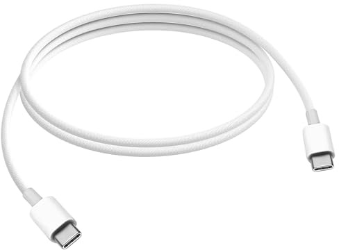 New AirPods Max 3 ladekabel, USB C zu USB C Geflochtene Kabel für AirPods Pro(2. Gen) Kopfhörer/Airpods 4/AirPods Pro(3. Gen) (2025)/AirPods Max 2 Earbuds, IPhone 16/17/15 Type-C Woven ladekabel Kabel