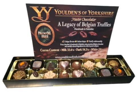 Youlden’s of Yorkshire – Luxury Handmade Belgian Chocolate Gift Collection (16 Superior Collection)