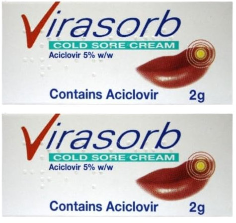 2GM Sore Cold Cream - Rapid Relief for Cold Sores, Fever Blisters, and Dry Lips - Moisturizing Lip Balm with Natural Ingredients Pack of 2