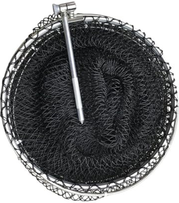 JISADER Cestino per Pesca con Rete Galleggiante E Design Pieghevole, Diametro 40 cm