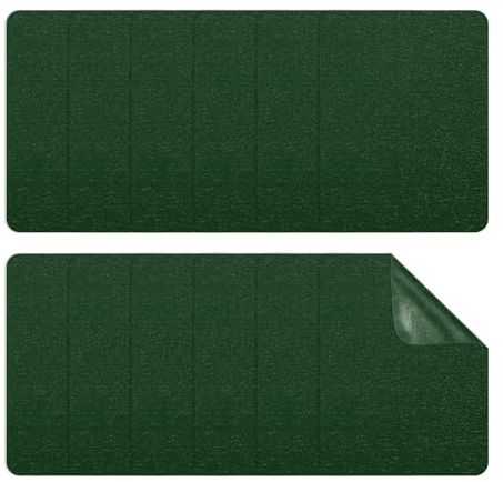 PATIKIL Toppe Da Stirare 95 x 125mm, 12 Pezzi Kit Riparazione Tessuto Toppe Di Cotone Da Stirare Per Riparare E Decorare Abiti, Verde Scuro