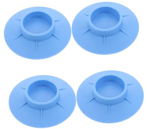 Waschmaschinen‑fußpolster 4 Stück aus Gummi, Blau, Anti‑vibrations | Trommelwaschmaschinen, Geräuschminderung und Standfestigkeit, Passender für 4 Füße