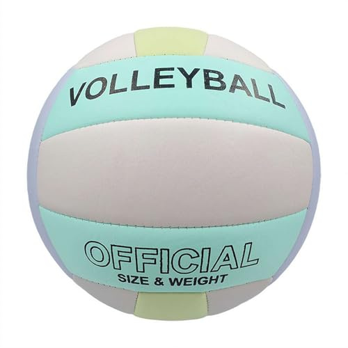Volleyball in Offizieller Größe 5 - Superweicher Ball für Strand, Drinnen und Draußen, Langlebige Trainings-Ausrüstung für das Fitnessstudio