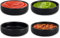 4 Pièces Bols à Sauce 8.7x2.5 cm, Rond bols à Saucebols à Sauce, Mini Bols à Sauce Soja, Bol à Trempette, pour Snacks, Sushis, Ketchup et Fruits (Noir)