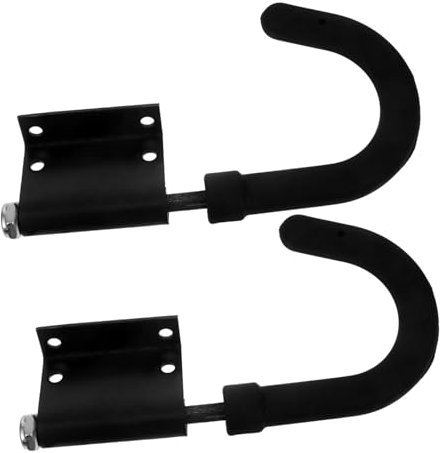 CLISPEED 2pcs Ladder Hooks Heavy Duty Outdoor Ladder Stabilizer Roof Hook for Fencing
