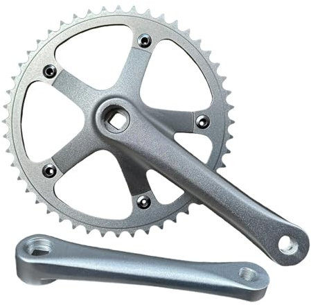 Mountainbike-Kettenblatt 48T für Rennräder, Singlespeed, Kurbelarm-Set, 165 mm, 144 BCD Rennrad, Kurbelgarnitur