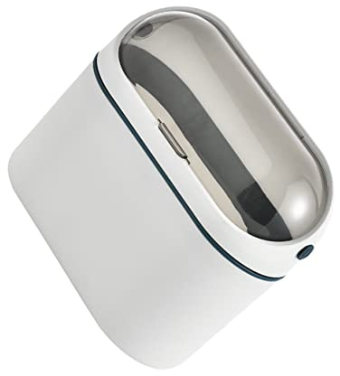 Healifty Pattumiera Da Cucina Sospesa Con Coperchio, Cestino Per Rifiuti Da Tavolo Piccolo e Portatile, Contenitore Per Rifiuti Domestico Con Design a Parete e Chiusura a Ribalta