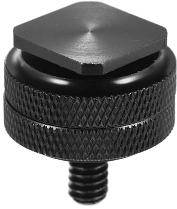 Montaje En La En Caliente - Adaptador De Tornillo 1/4 De Ttornillo Doble | Adapttador De Zapatos En Caliente | Adaptador De Tornillo De Trípode Adecuado Para La Cámara DSLR Flash Monitor Monito