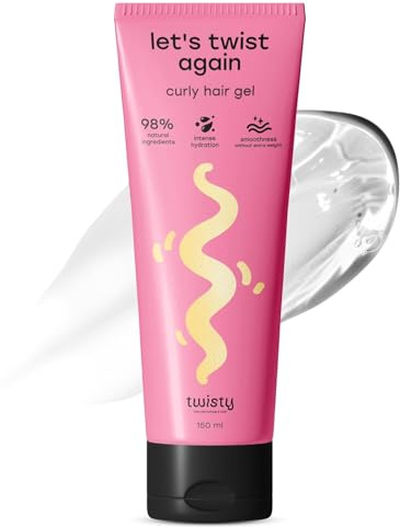 TWISTY Let’s Twist Again Lockengel - Curl Gel für Naturlocken & Wellen, Anti-Frizz Styling mit Aloe & Proteinen, 98% natürlich, Soft Hold, 150ml