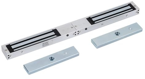 Serratura Magnetica, Serratura magnetica for porta singola con controllo accessi da 280 kg for esterni, in ferro elettromagnetico, for interni, doppio vetro,per(Double door lock)
