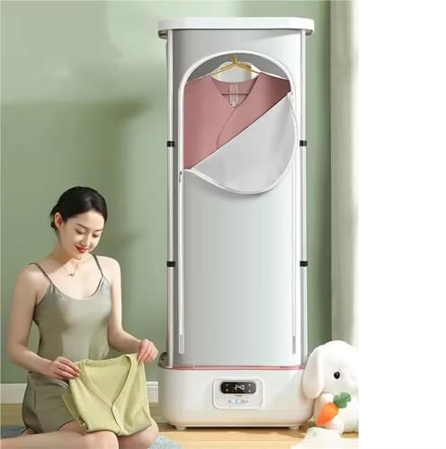 Macchina da stiro automatica, ferro da stiro a vapore verticale portatile senza fili con funzione di asciugatura, armadio a vapore for vestiti e tessuti
