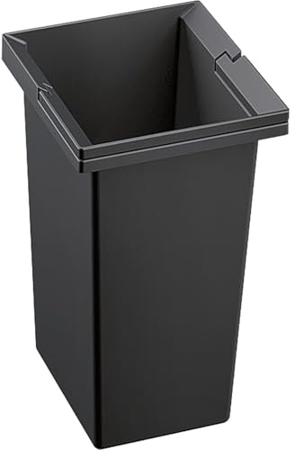 BLANCO Cubo de basura de 6 litros, apto para sistema de separación de basura, plástico antracita