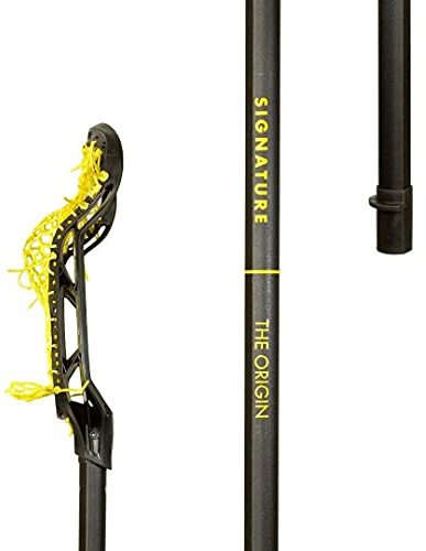 Signature Complete Universal Women's Lacrosse Stick - Metal Shaft - The Origin Lacrosse Stick - Attack, Middie, & Defense (Yellow/Black)