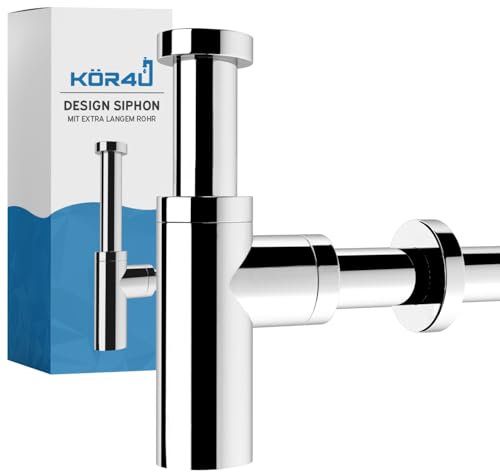 kör4u K12518 Sifone di Design Premium, Cromo