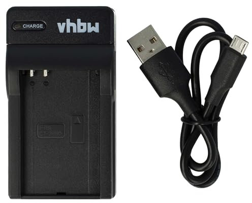 vhbw Cargador batería USB Compatible con Nokia BL-5C, BL-5CA, BL-5CB baterías cámaras, videocámaras, DSLR -Soporte Carga