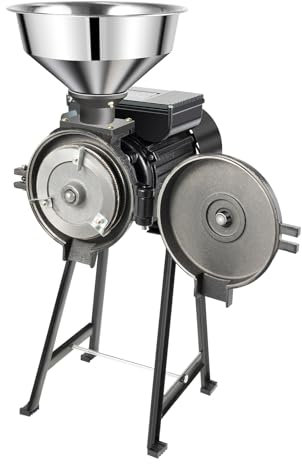 Moulin à grains électrique 1500W Moulin à grains Moulin à grain 1400r/Min Moulin à grains superfin rapide Moulins en acier inoxydable pour grains de café/noix de muscade/cannelle
