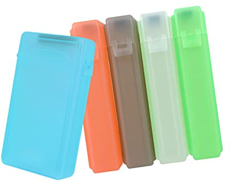 Cabilock 5pièces Boîte De pour Disque Dur Étui De Rangement Plastique pour Disques Durs Externes