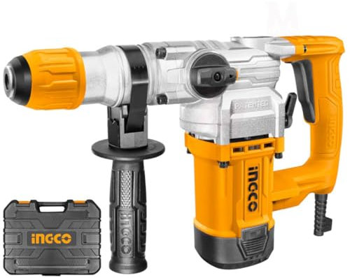 Ingco Rh10506 Martello Demolitore 1050 W Sds Plus Tassellatore Perforatore Valigetta Inclusa