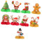 NESTINGHO 9 Stück Weihnachts Desktop Dekoration Weihnachtswabenverzierung Wabenaufsatz Weihnachtswabenpapier