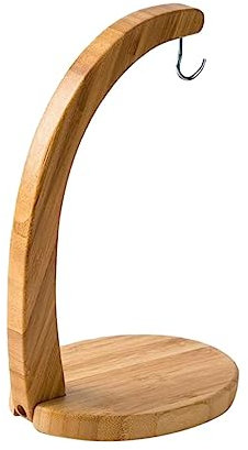 HOLIDYOYO Frutero Elegante De Bambú Minimalista Para Plátanos Colgante, Cesta Para Guardar Frutas, Ahorro De Espacio, Diseño Compacto, Frutero Doméstico Para Cocina