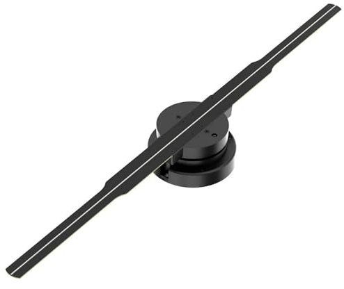 Proyector holográfico 3D de 42 cm con Wi-Fi, Ventilador, Control Remoto, proyector LED, Reproductor Pantalla, publicitario