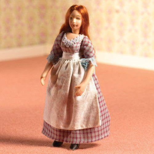 Melody Jane Puppenhaus Viktorianisch Servier Girl Miniatur Frau Porzellan People