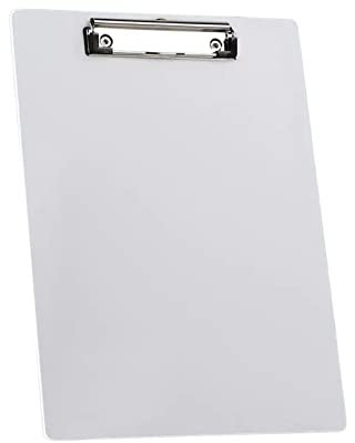 Planchettes à Pince Dossier A4 épaissi de 20 pièces avec dossier d'organisation de données en plastique à pince solide en acier inoxydable for l'école, le bureau et la maison Porte Document (Color :