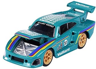 Majorette - Porsche Motorsport Deluxe Posche 953 K3 in grün - Modellauto (7,5 cm) aus der Porsche Deluxe Car Edition mit Sammelbox, Spielzeugauto für Kinder ab 3 Jahre