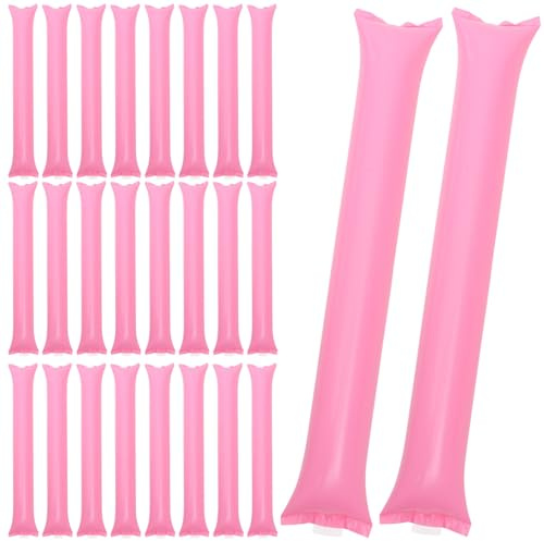 Yardwe 40pcs Inflatable Cheering Sticks for Sports Events Parties and Festivals Lightweight Pe Material for Team Spirit and Celebration