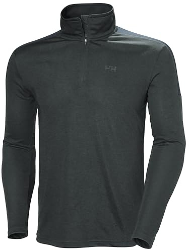 Helly-Hansen Men's HP 1/2 Zip Pullover 2.0, 980 Ebony, Large