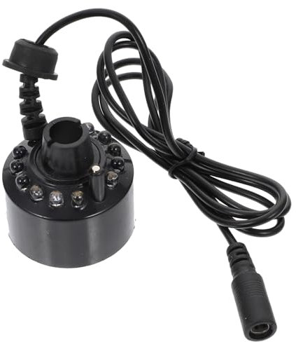 ULDIGI Aquarium Nebelmaschine Mit Led-Lampe Sprühgerät Für Steingärten Und Wassertank Abs-Material Installieren Bedienen