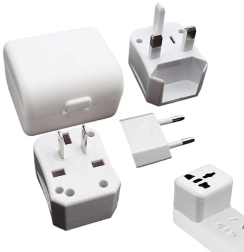 Huxibai Reseadapter | Laddningskabel för uttag, bärbar multifunktionell kontakt med internationell omvandlare för resor och enheter bärbara datorer och telefoner