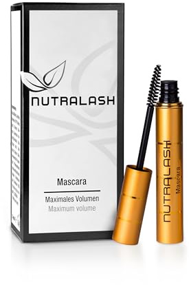 Nutralash Mascara – Tiefschwarze Wimperntusche für Maximales Volumen I Für voluminöse, lange Wimpern I Pflegende Wimperntusche mit Hyaluronsäure I 5ml