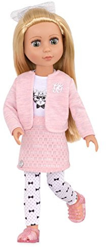 Glitter Girls Docka Fifer – rörlig 36 cm docka med kläder, tillbehör och långt hår att styla – leksak från 3 år (8 stycken)