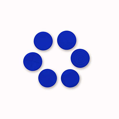 6PC Silicone Thumb Stick Grips Caps Analog Thumbstick Joystick Cap for PS Vita PSV 2000 PSV 1000 (Blue)
