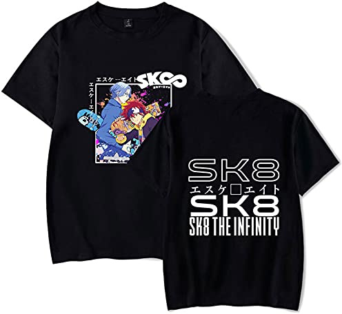 SK8 The Infinity Manga Tshirt Anime Figur Langa & Miya Print T Shirt Kurzarm T-Shirts Mit Rundem Hals Für Herren/Damen
