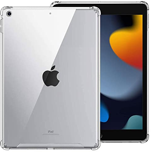 Verco ultraleichte Tablet-Hülle für iPad mini 5 7.9 Zoll, (2019 Modell) Robustes Case verstärkter Kantenschutz Schutzhülle für Apple iPad mini 5 Hülle Transparent