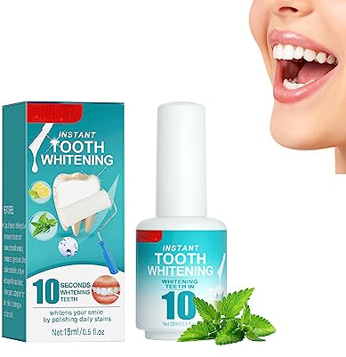 Pintura de Dientes,Gel Blanqueador de Dientes, Esmalte de Dientes Blanco Tenso,Pintura Dental,Pintura Instantánea para Blanquear los Dientes para dientes Sensibles Remover Manchas