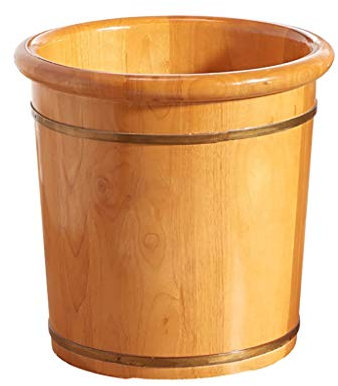 WADRBSW Sauna-Holzeimer, Spa, Sauna, Einweichen, handgefertigter Massage-Eimer, Fußbad, Fuß-Spa, Wascheimer, Füße, Bad, Becken, Badewanne. Aktuelle Vision to Pursue Happiness