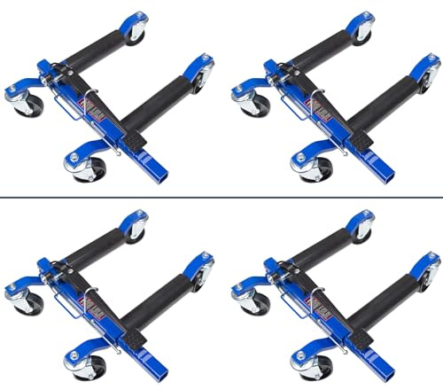 4 x Rangierhilfe mechanisch Wagenheber Autoheber Rangierroller Rangierheber KFZ