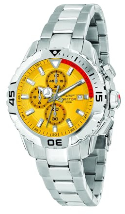Sector No Limits Orologio Uomo, Cronografo, Analogico, 43 mm, Regalo Uomo, Collezione LEGEND - R3273735001