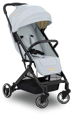 hauck Kompakt Travel N Care-barnvagn, lätt och hopfällbar med en hand, från födseln till 22 kg, lutande ryggstöd, upphängning, UPF 50+ skydd, 3 kg korg - Disney Simba