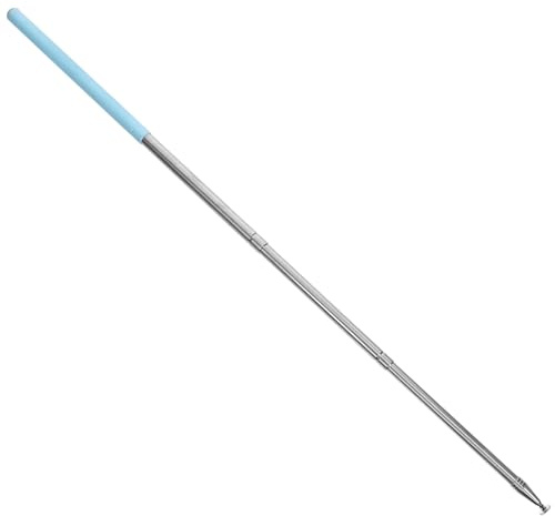 LABRIMP Stylet en Acier Inoxydable pour Tablette Pointe Lisse Capacitif Télescopique Stylo Tactile de 40cm pour Écriture et Dessin sur Écran