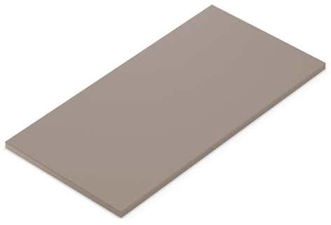AUPROTEC Tischplatte 19mm Congo 90x60 cm I Spanplatte mit 2mm ABS Kante & PU-Verleimung I melaminharzbeschichtet I robust & wasserabweisend